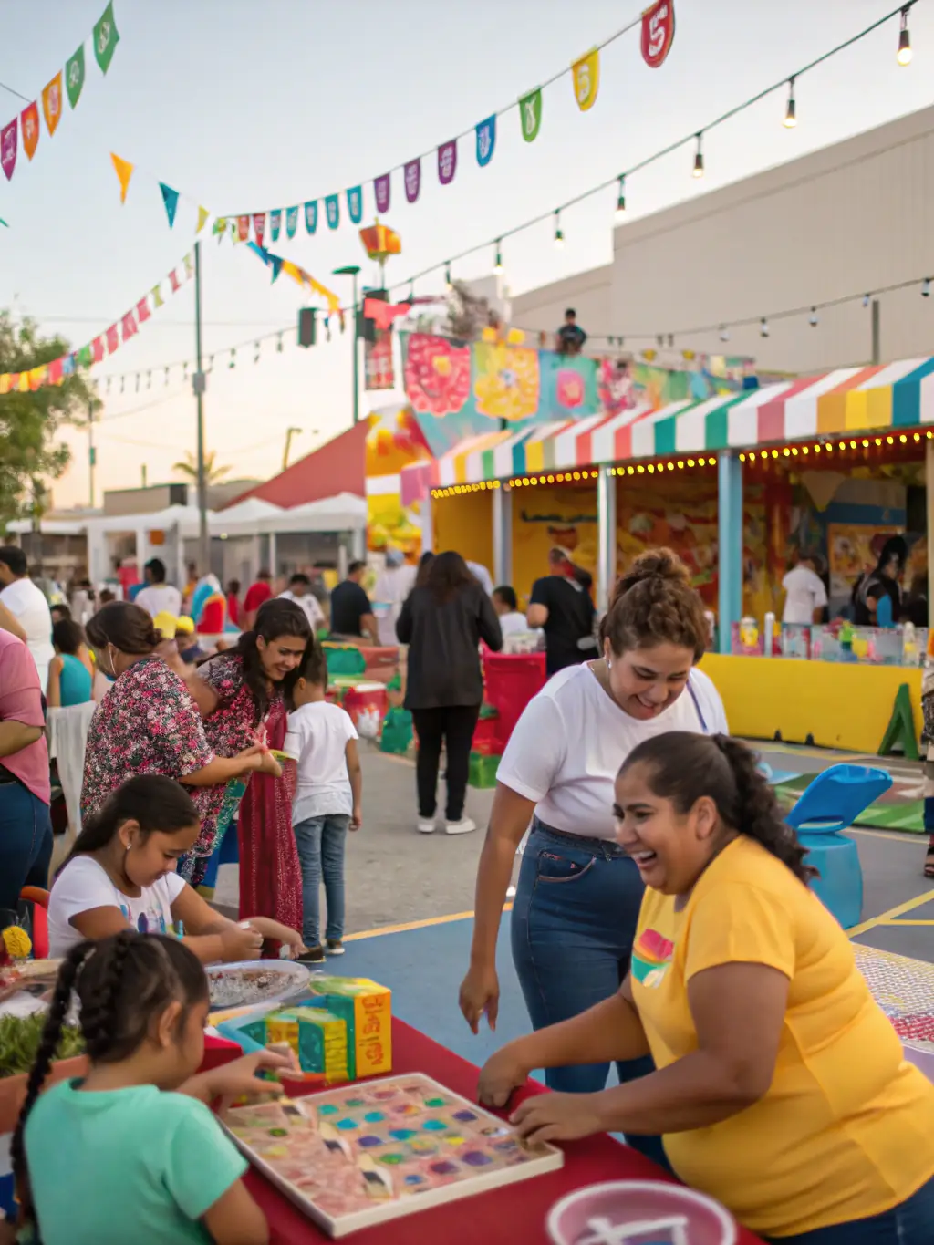 A group of people participating in a community event at ACPEA, showcasing the social aspect of horsemanship and the organization's commitment to community engagement.